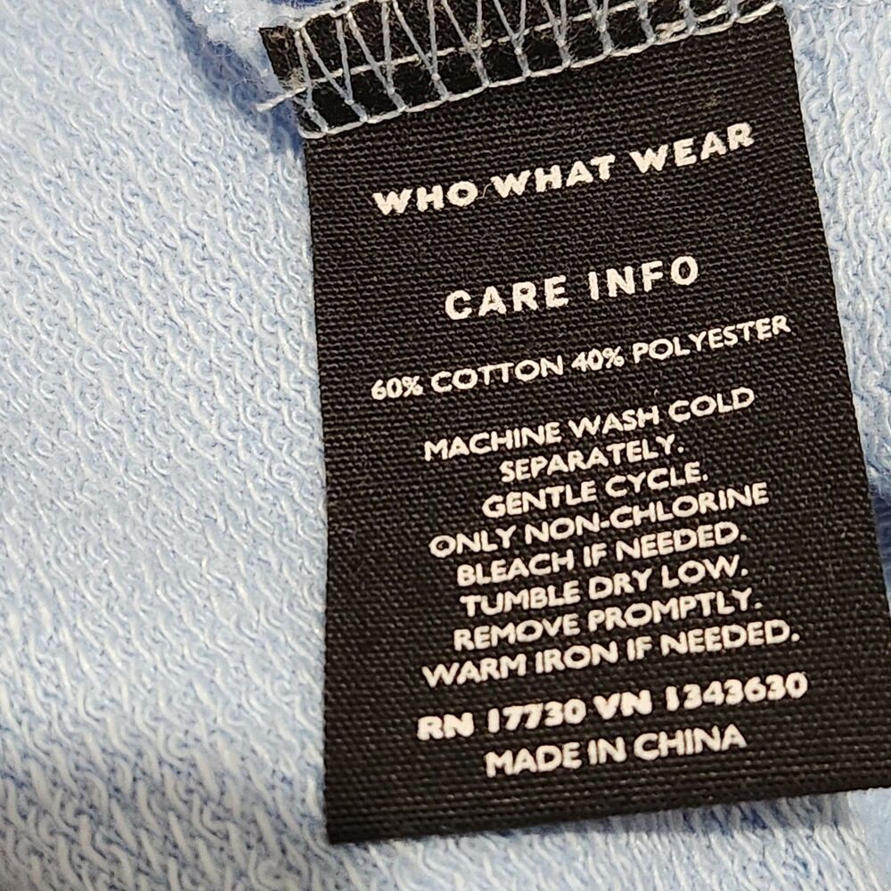 Who What Wear Blue Top And Black Leggings Size XS 2Pcs!! - Picture 8 of 11